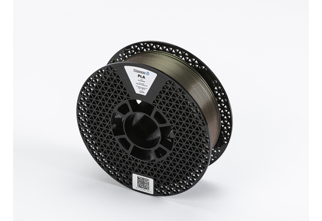PM филамент PLA Envy Green 1.75, 1 kg (2.2 lbs) -  комбинация от зеленo и лилавo