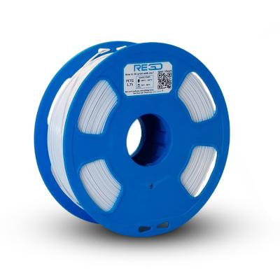 RE3D  PETG филамент 1.75 мм, 1 кг (2 lbs) - бял
