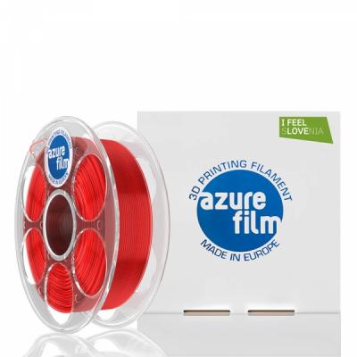 AzureFilm  PLA филамент 1.75 мм, 1кг ( 2 lbs ) -  прозрачно червен