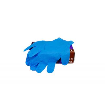 Ръкавици син нитрил -  XL