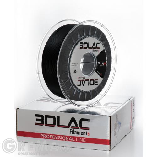 PLA 3DLAC PLA+ филамент 1.75 1 kg (2.2 lbs) - черен