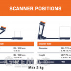 3D скенер Scan Dimension SOL+ Подарък 3бр. Спрей за сканиране